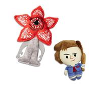 design LAB, Inc. Stranger Things Official Merchandise | Bundle of Plush Toys for Dogs | Steve & Demogoron