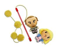 design LAB, Inc. Stranger Things Official Merchandise | Variety Toy Bundle for Cats | Eleven, Hopper, & Waffle