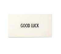 Design Letters AJ Vintage ABC card Good Luck