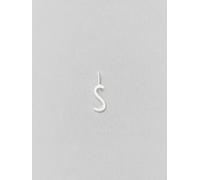 Design Letters Archetype charm 10mm Silver A-Z-S, One size