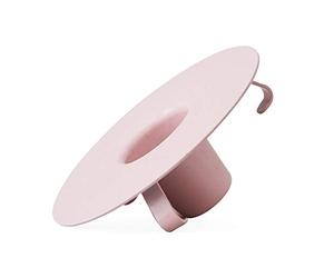 Design Letters Candle Holder Insert for Porcelain Cup & Favourite Cup (Pink) - Painted Steel, Adjustable, Easy to Clean, Fits Candles with ca. D: 2,2cm.