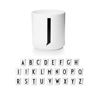 Design Letters Coffee Cup (A-Z) | Gift for Men, Gifts for Women & Friend Gifts | Porcelain Coffee Mug | Personalised Gift | Tea Cup | Initial Mug for Table Decoration | Letter Mug | White Mug 250 Ml