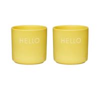 Design Letters - Egg Cups Yellow, 2-pack - Yellow