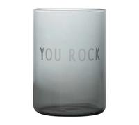 Design Letters Design Letters favourite glass 35 cl You rock-black
