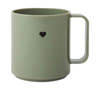 Design Letters Design Letters Mini Love cup with handle Olive green