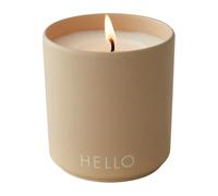 Design Letters Design Letters scented cande Ø8 cm Hello-beige