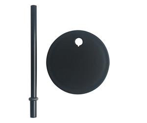 Design Letters Design Letters straw with lid Black