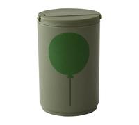 Design Letters Design Letters thermos mug with straw 33 orest green