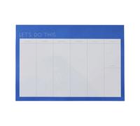 Design Letters Design Letters weekly planner paper Cobalt blue