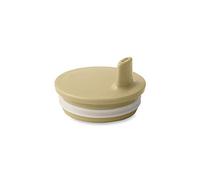 Design Letters Drink Lid for Melamine Cup (Beige) - BPA-Free and BPS-Free, Light, 27 g, Tight fit, Dishwasher Safe