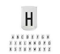 Design Letters Drinking Glasses (A-Z) | Gifts for Women & Gifts for Him | Glasses Drinking for Table Decoration | Initial Tumbler Glasses | Letter Glass | Borosilicate Glass Dishwasher Safe | 350 Ml