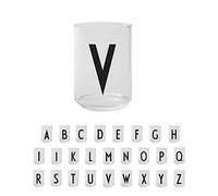 Design Letters Drinking Glasses (A-Z) | Gifts for Women & Gifts for Him | Glasses Drinking for Table Decoration | Initial Tumbler Glasses | Letter Glass | Borosilicate Glass Dishwasher Safe | 350 Ml