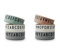 Design Letters Eat & Learn Tritan Baby Bowl (Pack of 3) | Weaning Bowl for Baby and Kids | Unbreakable Toddler Bowl for Breakfast, Snack, Dinner | BPA, BPS-Free, Dishwasher & Microwave Safe | Nude