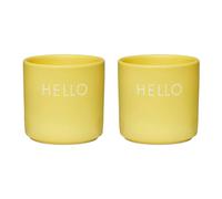 Design Letters - Egg Cups Yellow, 2-pack - Yellow