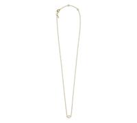 Design letters heart-pendant necklace - Gold One Size