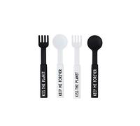 Design Letters Insulated Food Flask with Spoon/Fork | Thermo Lunch Box BPA-Free Leak Proof for hot Food | Double Wall Insulation Soup Flask | Hot Food Flask for Kids or Adults
