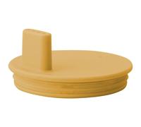 Design Letters - Lid To Kids Drinking Glass, Mustard - Mustard
