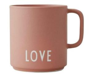 Design Letters Love Favourite Cup with Handle, 250 ml Capacity, Nude
