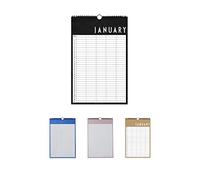 Design Letters Monthly Planner 2025 | Ideal as 2025 Calendar, 2025 Wall Planner, Daily Planner, Meal Planner, Study Planner | Tear Off Planner with 144 Stickers | Monthly Planner Pad 12 Pages 25x39 cm