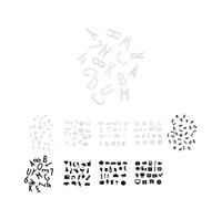 Design Letters Numbers & Letters for Home Decor | Changeable Icons for Pegboard | Photobooth Props for Felt Letter Board | Message Board Letters & Numbers for Office, Decoration, Party | White 159 Pc