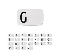 Design Letters Personal Lunch Box White | Personalised Food Storage Container for Men, Women, Girls and Boys | White Lunch/Food Box for Travel | Use as Sandwich Box | Dishwasher & Microwave Safe