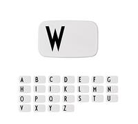 Design Letters Personal Lunch Box White | Personalised Food Storage Container for Men, Women, Girls and Boys | White Lunch/Food Box for Travel | Use as Sandwich Box | Dishwasher & Microwave Safe