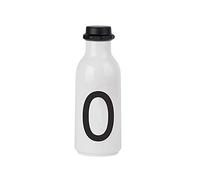 Design Letters Personal Tritan Water Bottle (O) - 500ml BPA-Free and BPS-Free Leak-Proof Tritan Drinking Bottle in Nordic Design for Adult, Kids, Outdoor, Office, Sports, School, Available from A-Z