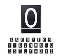 Design Letters Personalised Black Notebook (A-Z) | 2025 Diary A5 | Hardcover A5 Notebook with Ribbon Bookmark | Ideal as Journal, Diary, Planner | 2025 Journal with 146 Pages for Office, School, Home