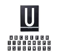 Design Letters Personalised Black Notebook (A-Z) | 2025 Diary A5 | Hardcover A5 Notebook with Ribbon Bookmark | Ideal as Journal, Diary, Planner | 2025 Journal with 146 Pages for Office, School, Home