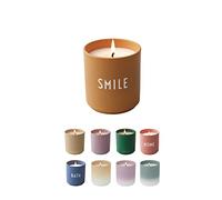 Design Letters Scented Candle Gift for Women | Jar Candles Perfect for Table Decoration | 100% Soy Wax Candle in Porcelain Cup | 15 Hour Burning time Calm Scent