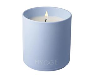 Design Letters Scented candle large Ø8 cm Hygge-blue