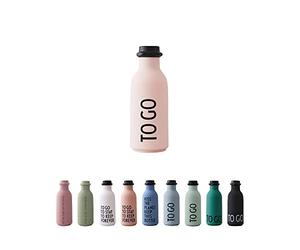 Design Letters To Go Water Bottle 500 ml | Tritan Water Bottle BPA/BPS Free | Drinking Bottles with Matt Soft Surface | Sports Water Bottle | Leakproof Water Flask | Bottle for Office, Sports, School