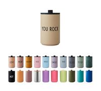 Design Letters Travel Mug 350 Ml | Gifts for Women & Gifts for Men | Coffee Cup Travel Mug Stainless Steel | Double Wall Insulated Coffee Cup | Thermos Mug | Flask for Hot & Cold Drinks | Thermal Mug
