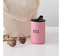 Design Letters Travel Mug 350 Ml | Gifts for Women & Gifts for Men | Coffee Cup Travel Mug Stainless Steel | Double Wall Insulated Coffee Cup | Thermos Mug | Flask for Hot & Cold Drinks | Thermal Mug