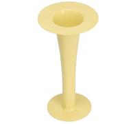 Design Letters - Trumpet Vase & Candle Holder 2-in-1, Yellow - Yellow