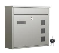 Design Mailbox V12 Stainless Steel Letterbox Postbox Letter Mail Box