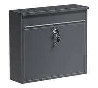 Design Mailbox V13 anthracite Letterbox Postbox Pillar Letter Mail Box