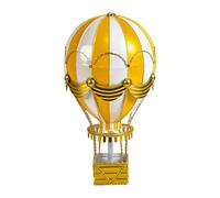 Design Metal Hot Air Balloon Piece Rural Accent Perfect for Living Room Storage Space Home Decoration Figurine