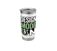 Design Mode On Creative Graphic Designer Stainless Steel Insulated Tumbler
