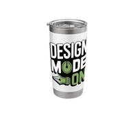 Design Mode On Creative Graphic Designer Stainless Steel Insulated Tumbler