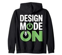 Design Mode On Creative Graphic Designer Zip Hoodie