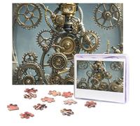 design Name Puzzles 500 Pieces Personalized Jigsaw Puzzles Photos Puzzles with Storage Bag Challenging Picture Puzzle for Adults Home Decor Wedding (52x38 CM)