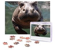 design Name Puzzles 500 Pieces Personalized Jigsaw Puzzles Photos Puzzles with Storage Bag Challenging Picture Puzzle for Adults Home Decor Wedding (52x38 CM)