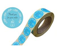 Design Number 10 35mm Thank You Stickers/Labels from Only 99p Professionally Printed in The UK