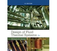 Design of Fluid Thermal Systems, SI Edition