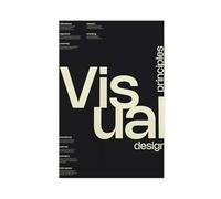 Design Principles Bauhaus Educational S Design Theory Cheat Sheet S Canvas Poster Bedroom Decor Landscape Office Room Decor Gift 12x18inch(30x45cm)