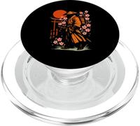 Design Samurai Japanese Tradition Warrior Anime Vintage PopSockets PopGrip for MagSafe