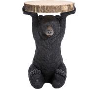 Design Side Table Animal Bear, Black/Brown, Animal Motif, Gift Idea, Sofa Sid...