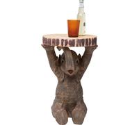 Design Side Table Animal Elephant, Brown, Grey, Animal Motif, Gift Idea, Roun...