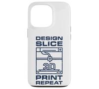 Design Slice Print Repeat - 3D Printing for Printers Fans Case for iPhone 13 Pro